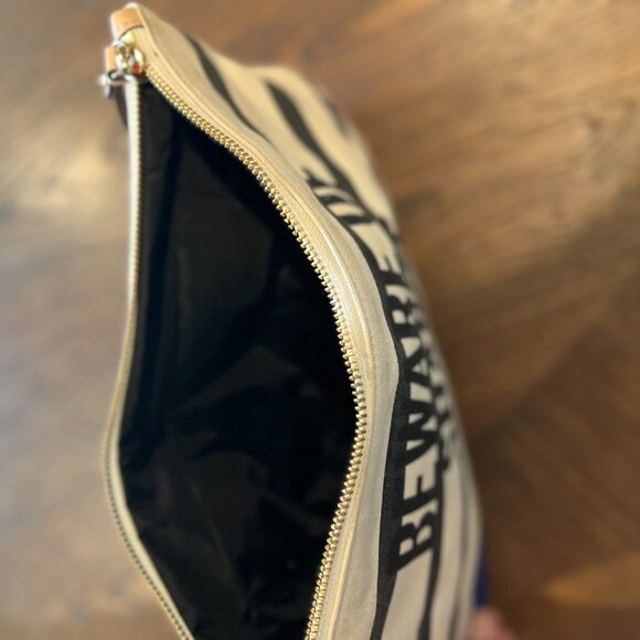 Kate Spade Beware of Sharks Wristlet Pouch - Picture 2 of 3